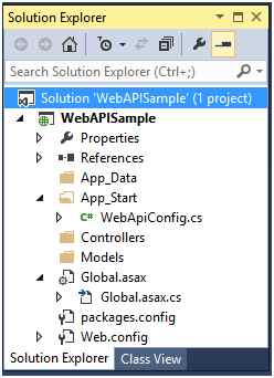 Web API project structure 
